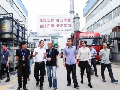 麗水市中青班、開發區環保局及經發局領導蒞臨我司調研指導